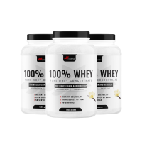 100% WHEY Protein, 1500g (2+1) - со вкус на ванила