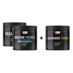 BCAA + CREATINE MONOHYDRATE + L-GLUTAMINE гратис